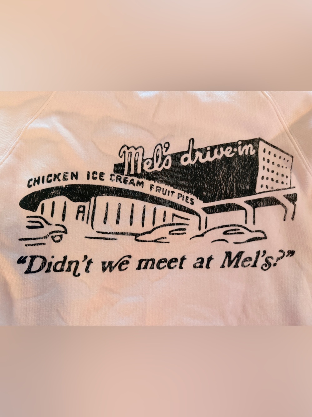 MEL’S DRIVE-IN DINER Oversized Graphic Sweatshirt - Picture 6 of 10